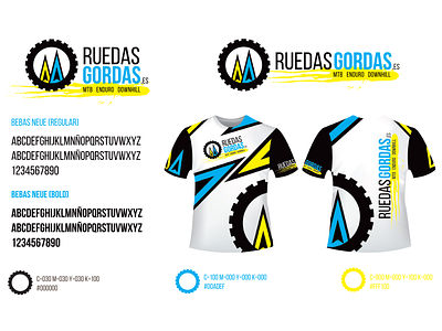 Ruedas Gordas branding branding design logo logotype typography ux