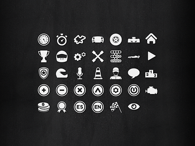 Icon Pack Formula Manager design icon icon set iconpack illustrator race