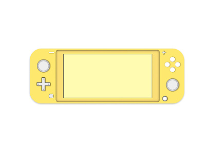 Nintendo switch design illustration vector