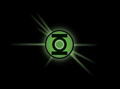 Green Lantern design illustration logo vector