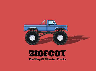 MonsterTruck Mania!!! adventure bigfoot design illustration monster truck sports vector