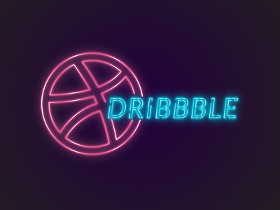 Dribbble - neon