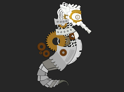 Seahorse adobe illustration adobe illustrator animation art design illustration illustrator sea seahorse vector