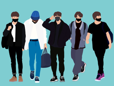 BTS goes casual with airport fashion