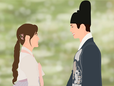 Love in the moonlight adobe illustrator art artist artwork asia asian drama graphic designer illustration illustrator kdrama korea korean korean culture korean drama kpop love movie tv series vector art vector illustration