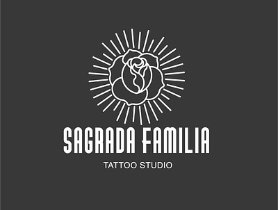 Sagrada Familia Tattoo (Marca Gráfica) branding design illustration logo minimal