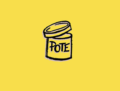 Pote (Marca Gráfica 2018) design handmade illustration illustrator logo photoshop