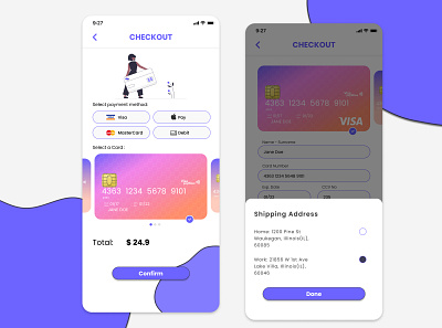Daily UI | 002 - Credit Card Checkout app checkout creditcard dailyui design figma ui