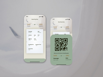 Daily UI | 024 - Boarding Pass