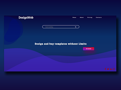 Landing page design design web