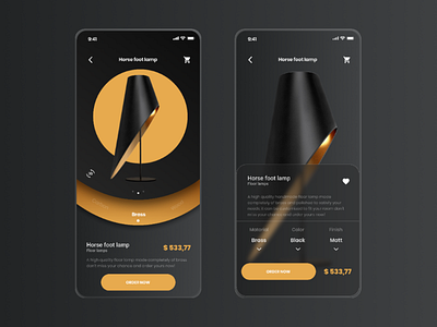 E-commerce store 2d app black clean dailyui design flat graphicdesign ios minimal mobile