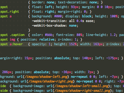 Fancifying, for WebKit code css textmate webkit