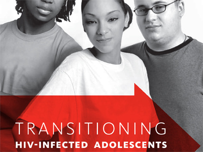 JHU/NY State Adolescent AIDS Transition bookcover book cover information design medical