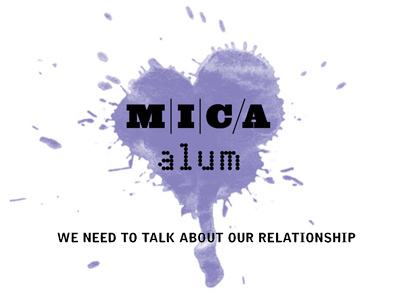 Cover of the MICA Alumni Assocaition Benefits Brochure alumni higher ed
