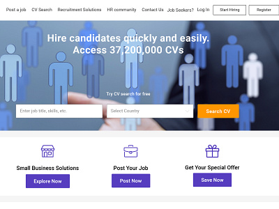 employer homepage