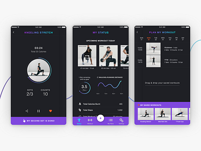 WorkFit | Workout App UI Design