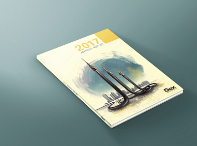 Illustrated Annual Report Cover Concept annual report design annualreport concept cover illustration digital illustration digitalart illustrated illustrated cover illustration