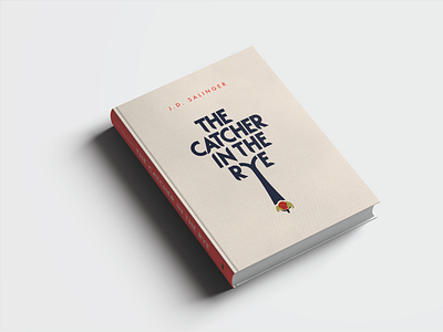 Book Cover Concept - The Catcher in the Rye book cover concept limited edition limited palette minimalistic typography art typography design