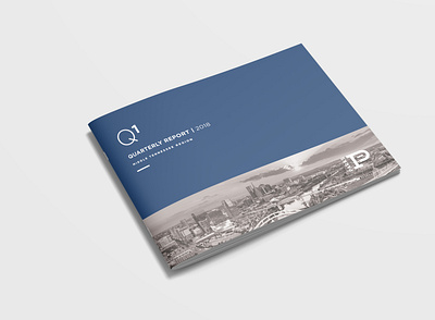 Quarterly Report Cover annual report corporate design corporate identity cover design landscape booklet minimalism minimalistic print design quarterly quarterlyreport report