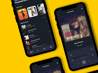 Music Player UI Design