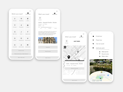 app wireframes