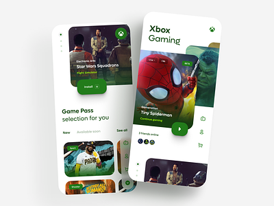 Xbox Cloud Gaming - landing page cloud concept design design games gaming landing page landingpage personal playground ui ux xbox