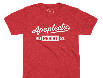 Apoplectic 2020 athletic cottonbureau hanley pro script industry inc tshirt