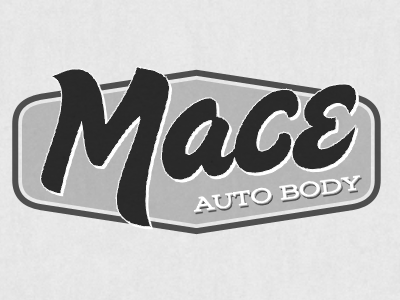 Auto Body Logo Comp auto automotive aviano body collision logo repair retro sugar pie