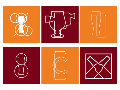 Beer Icons & Logos beer beer branding branding graphic icon illustration logo