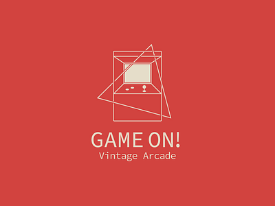 Game On! Vintage Arcade adobe adobe illustrator arcade brand branding graphic icon logo logo design