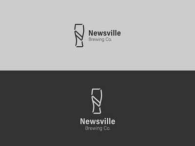 Newsville Brewing Co adobe beer beer co brewery craft beer design graphic icon logo logo design logodesign logos typography vector