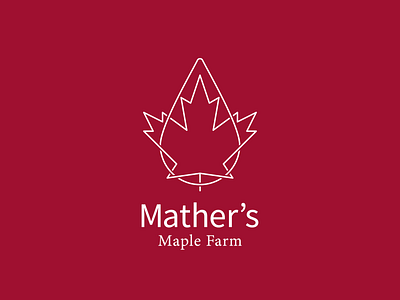 Mather's Maple Farm adobe adobe illustrator branding design graphic icon illustration logo logo design vector