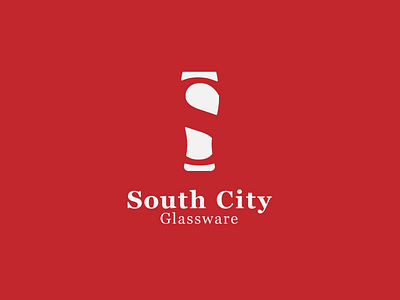 South City Glassware adobe brand design brand identity branding design graphic icon logo logo design typography vector