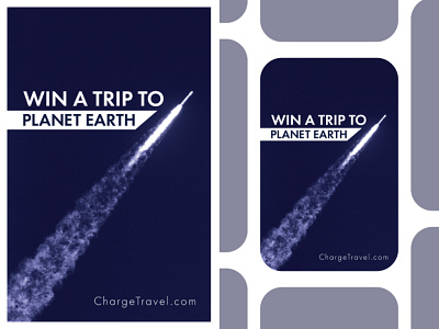Win A Trip To Planet Earth adobe adobe illustrator branding design graphic graphic design layout layout design poster poster design space travel travel typography vector win a trip