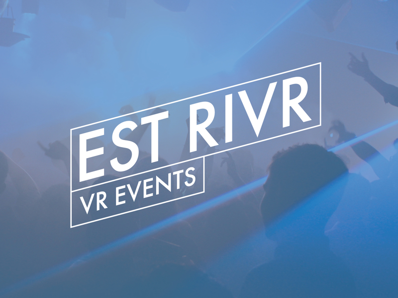 EST RIVR VR Events ad adobe advertisement brand design branding composition design designer graphic graphic design layout logo typography vector