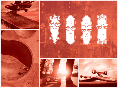 Skateboard Brand Layout