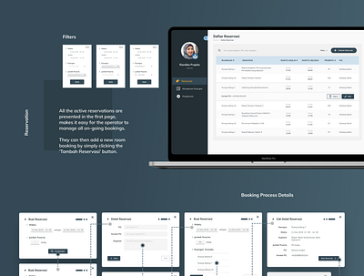 UI/UX Design | Room Reservation ui design ux design web design
