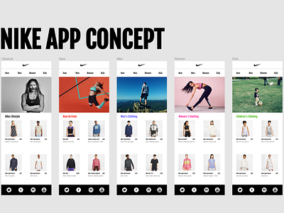 NIKE APP CONCEPT