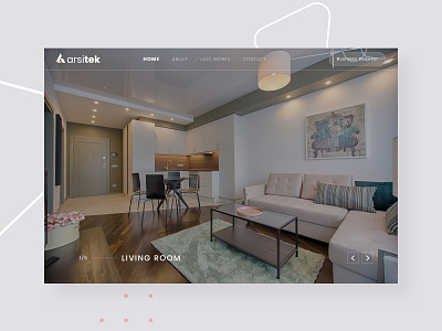 Landing page for Interior Design - Architecture architect architecture desktop interior landing page landingpage photograph website
