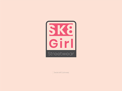 SK8 Girl | Streetwear branding design graphic design logo vector