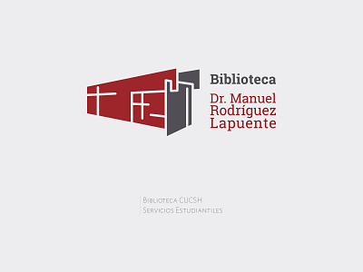 Biblioteca Dr. Manuel Rodríguez Lapuente branding design graphic design logo vector