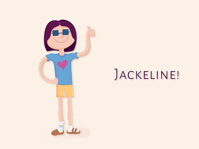 Jackeline! graphic design illustration vector