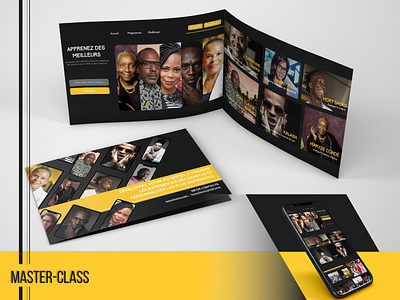 Master class program, print and private online platform.