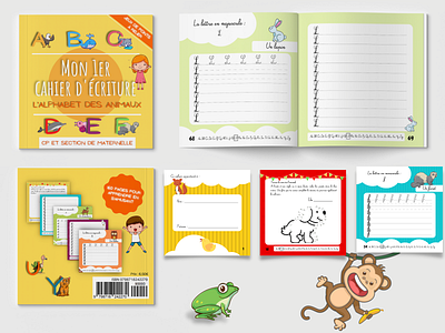 First writing book, to learn the alphabet alphabet bonus book child first book kid kids learning write writing book