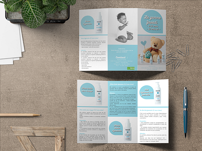 Brochure informative Zawadi for pharmacy brochure child clean design designer kid pharmacy products skincare
