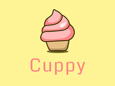 Cuppy logo branding cake color colorful cupcake design designer food graphic design illustration logo typography vector