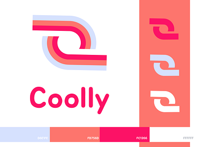 Coolly Logo branding color cool design designer designinspiration free graphic design illustration logo ui