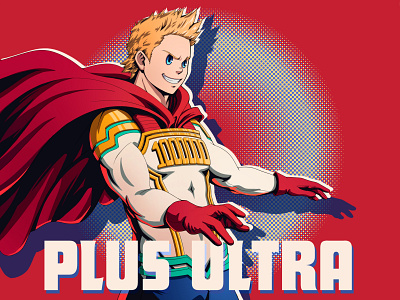 Plus Ultra design flat graphic illustration photoshop poster