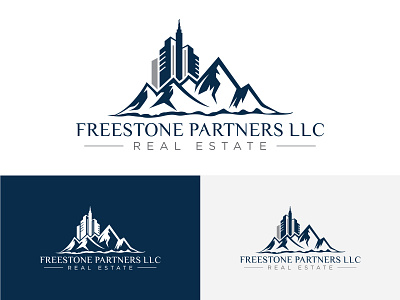 Real Estate Mountain Home Logo Design