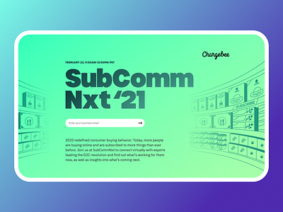 Landing Page for SubComm Nxt'21 Event